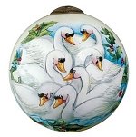 Seven Swans a Swimming